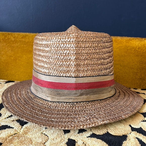 Vintage 1930s-1940s Italian straw hat - Picture 2 of 8